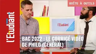 Bac général 2022 : le corrigé vidéo de l'épreuve de philosophie