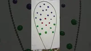 Satisfying Acrylic Painting with Chain Pulling #shorts #shortsfeed #acrylicpainting
