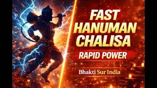 Lightning-Fast Hanuman Chalisa (Power Boost) | Feel Fearless in Minutes | Bhakti Sur India