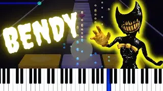 Bendy music  - midi keyboard cover piano (gameplay Beat Tiles)
