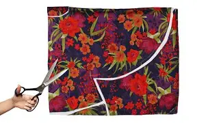 DIY Circle Top/Cape Top Cutting and Stitching ❤️ Blouse Cutting & Sewing | Blouse Design