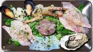 475 - Crudità del giorno...un piattino porno! (antipasto di pesce crudo estivo, facile e leggero)