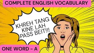 1.One Word (Complete) - A // English - Vocabulary // MPSC DSC Competitive Examinations // All Post