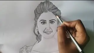 Telugu movie Heroine Rakul Preet Singh Drawing // Heroine drawing // Rasmi art gallery