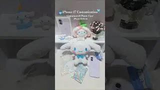 iPhone 17 cinnamoroll phone case 🩵💙 #cinnamoroll #iphonerefresh #iphonecustomization #shorts