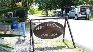 Coffee with a view at Mountain Brew Coffee Shop