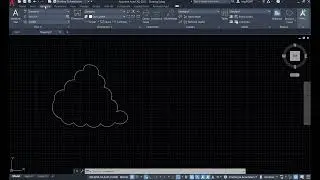 AutoCAD 2021 Tutorial: How to draw a cloud?