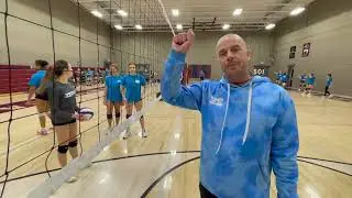 Knock Knock's & Rock Backs - How to Handle an Overpass near the net in Volleyball