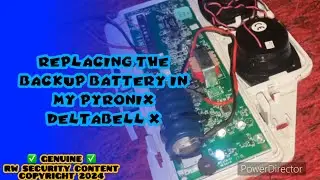 Replacing the backup battery in my Pyronix Deltabell X Alarm Bell Box