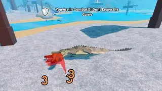 Playing as sarcosuchus in operation genesis