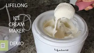Lifelong 1.5 L Electric Ice Cream Maker Demo