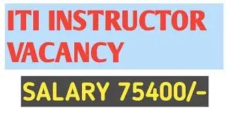 Iti trade instructor vacancy electroplating