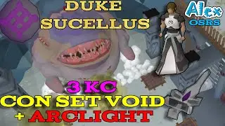 OSRS DUKE SUCELLUS CON SET VOID + ARCLIGHT  3KC @AlexOSRS