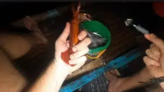 TRADITIONAL FILIPINO WAY CATCH SQUID 🦑 PALAWAN PHILIPPINES 🇵🇭