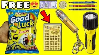 OMG😱 Got Super Car & Lazer Light inside Good Luck Snacks ! Free gift inside ! 5rs only