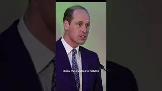 Prince William spoke in central London this evening at an Earthshot. #BRF Report