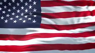 HD American Flag | Waving USA Flag Loop Animation🇺🇸