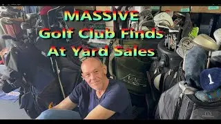 Massive Golf Club Finds At Yard Sales Callaway, TaylorMade, Ping. Bose Speakers, Coach, NutriBullet