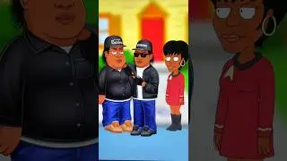 Jerome as Eazy-E 👈 Family Guy GLOW UP Transformation #digitalart #drawing #art
