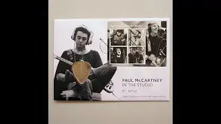 2021 Paul McCartney In The Studio Medal Cover - UK Royal Mail First Day Covers