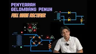 Penyearah Gelombang Penuh CT dan Jembatan (Full wave rectifier Center Tap and Bridge)