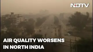 Thick Brown Haze In Delhi, Sun Dims In Gurgaon As Pollution Spikes