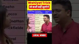 GK Tricks - Local Winds of the World Trick #shorts #gktricks #amansir #ssclab
