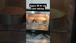 Agaro OTG 38 ltr cake baking #music #cakebaking #agaro #agaro38ltrotg #shortvideo #shorts