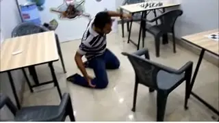 Real Ghost Caught on Tape [HD] Entered Human Body - Left And Again Entered - Scary