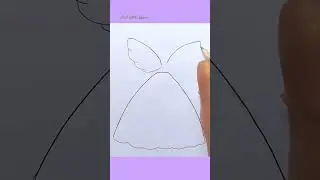 pari ki drawing tutorial // bacchon ki manpasand pari ki drawing easy step by step #drawing #shorts