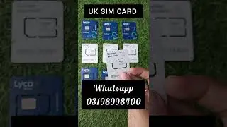 uk sim card available in all over Pakistan