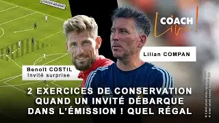 Lilian Compan coach N2 partage 2 exercices&hellip; et Beno&icirc;t Costil surgit dans Coach Live ! Ambiance