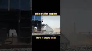 Train Buffer Stopper #train #stop #safety #shots