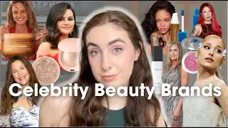 Testing CELEBRITY BEAUTY Brands | Selena Gomez, Ariana Grande, Rihanna, and MORE!!