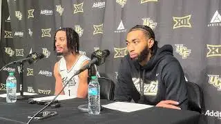 UCF Guard Themus Fulks and Forward Jordan Burks Postgame Presser vs. Arizona