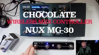 Chocolate Wireless MIDI Controller   NUX MG-30 - quattro switch aggiuntivi