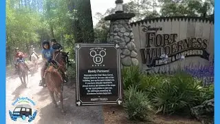 Horseback riding at Disney World Fort Wilderness 2022 Tri-Circle D Ranch
