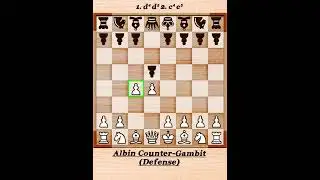 Albin Counter Gambit Defense :- Hit Back Immediately #shorts #chess