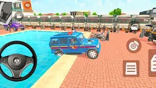 🦁Car bike Game: Franklin Ordered ✨ In Indian Truck And 🥳bus drives A Police SUV Game 🎯