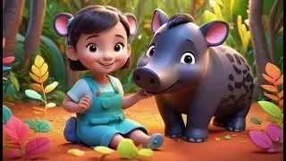 Oops! Baby Tapir Hid the Snack | English Nursery Rhyme for Kids Songs Learning Fun
