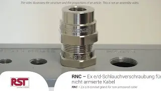 RNC - Ex e/d-Schlauchverschraubung f&uuml;r nicht armierte Kabel