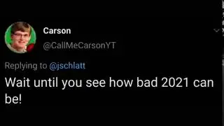 CallMeCarson Starts 2021 Off With A Bang