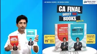 NEW DIRECT TAX BOOK | AY 26-27 | CA/CMA FINAL MAY/SEPT 26 & JAN 27 & JUN/DEC 26 | CA SHIRISH VYAS