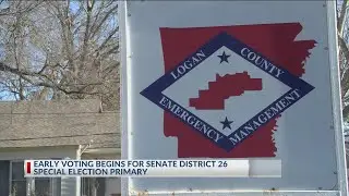 Early voting begins for Senate District 26 special election primary