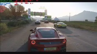 Forza Horizon 5 4K нативный DLAA MSI Vanguard RTX 5090 AMD Ryzen 9 9950X3D тест производительности