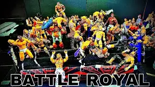 30 MAN WWE ACTION FIGURE BATTLE ROYAL
