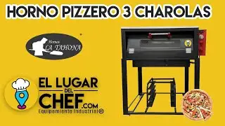 Horno Pizzero 3 charolas La Tahona - TAH-03CP El Lugar del Chef.com