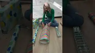POV: The fastest way to wrap gifts! Other tape dispensers just SUCKS! #giftwrapping #tapedispenser