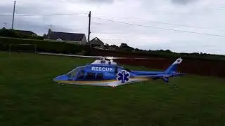 Trex 700e Agusta 109 scale with DJI GPS flight position hold