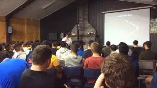 Des Hasler speaks, players listen